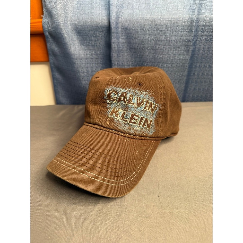 Vintage Calvin Klein Brown Baseball Cap